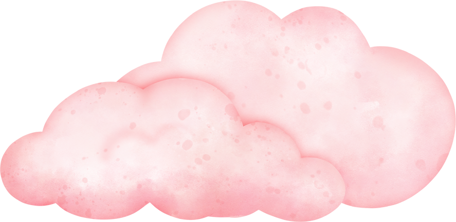 Pink Cloud Watercolor